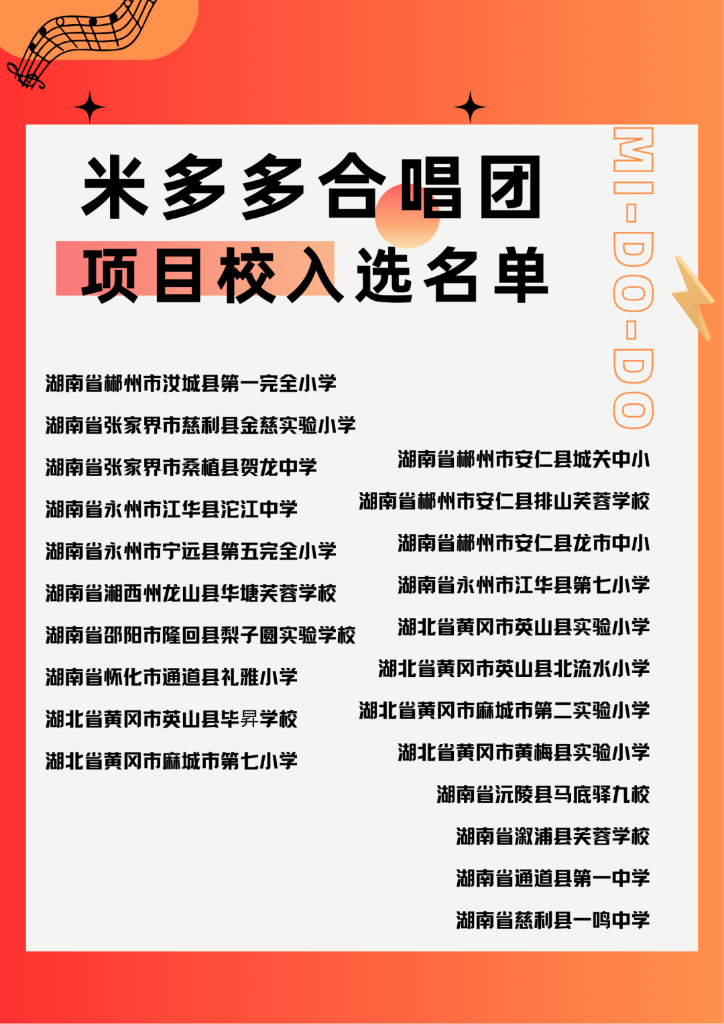 米多多合唱团遍地开花，十佳教师独领风骚